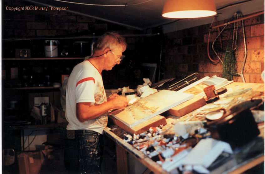Neil Savage in his studio